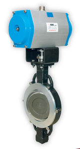 شیر پروانه ای گاز طبیعی| دو آفست | عملکرد بالا