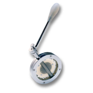 شیر پروانه ای| تخلیه| کنترل دستی| استیل ضد زنگ |برای کاربردهای دارویی