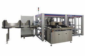 دستگاه سینی مقوایی پرکن بسته بندی دور تا دور|اتوماتیک|سرو درایو|برای بطری ها