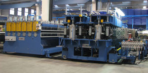 خط اکستروژن پروفیل پلاستیکی