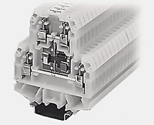 بلوک ترمینال با اتصال پیچی | نصب روی ریل DIN | فیوز دار