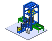 ماشین بستته بندی با تسمه | عرضی | کامپکت کن |  مورد استفاده در حلقه های سیم