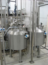 مخزن فولاد ضد زنگ | میکسینگ | عمودی | برای شیر 