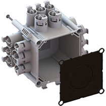 جعبه تقسیم پلاستیکی | نصب توکار | با ناک اوت ها