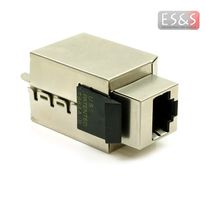 اتصال دهندۀ RJ45 | چهارگوش | اتصال فشاری نری | جابجایی عایق