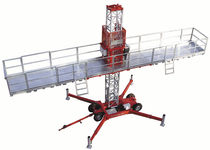 پلتفرم بالابر | مخصوص کار  |بالارونده توسط یک دکل|الکتریکی (برقی)